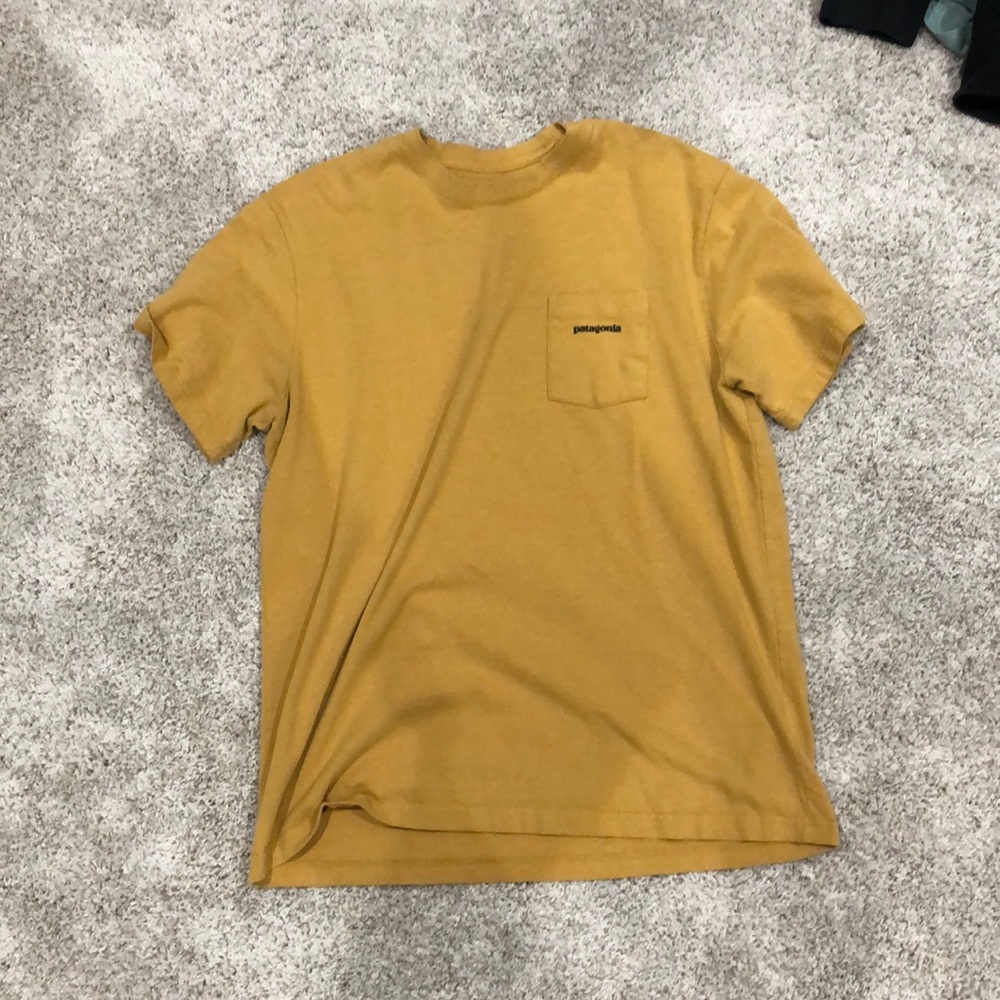 Yellow Patagonia Pocket Tee